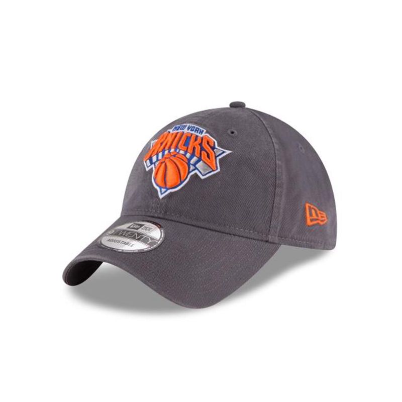 NBA New York Knicks Core Classic 9Twenty Adjustable (VKU5074) - Grey New Era Caps